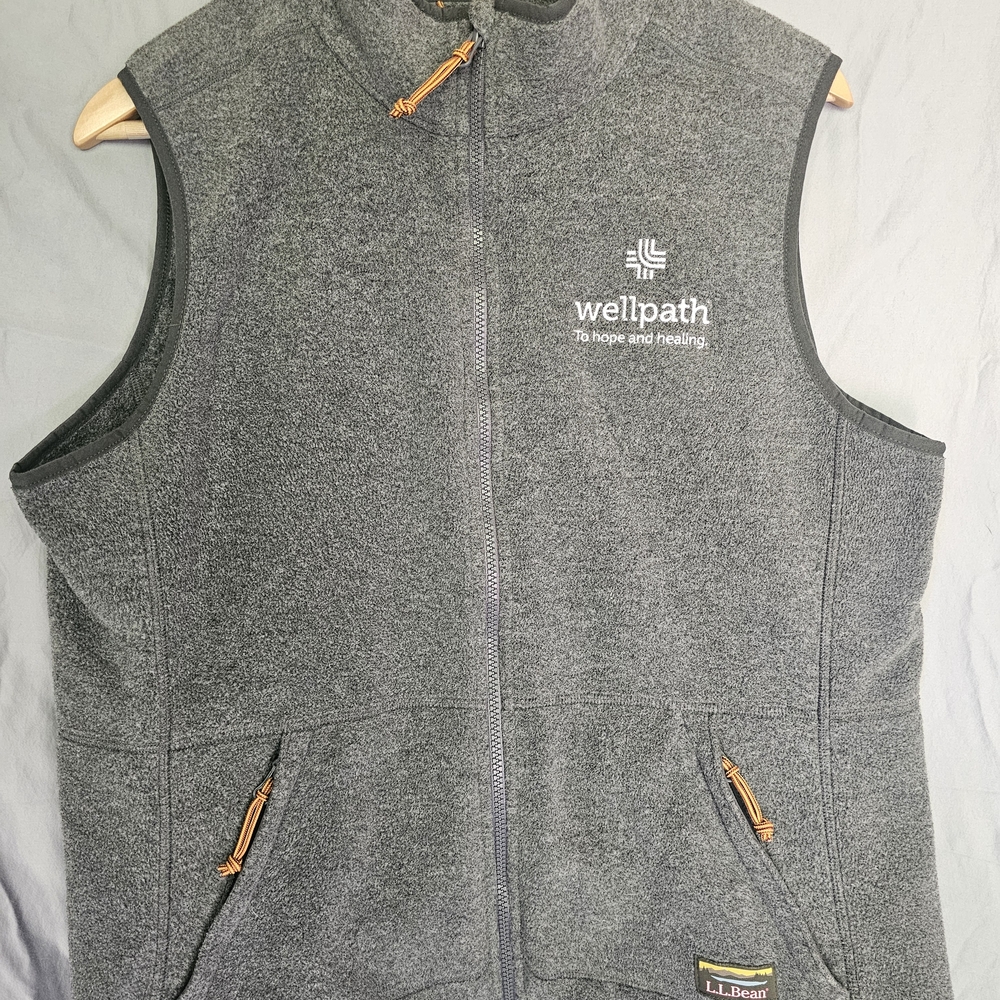 Gray L.L.Bean Fleece Vest